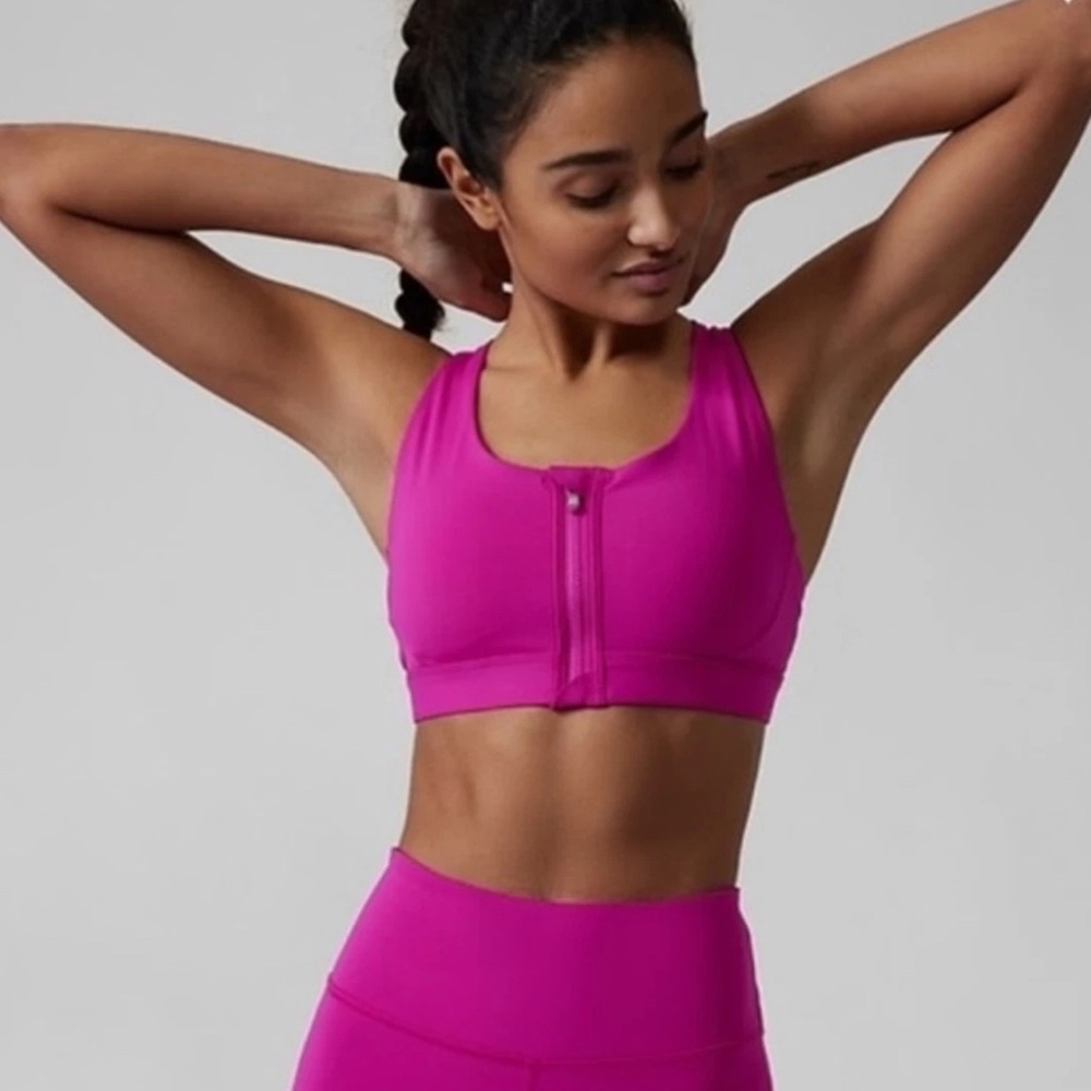 Athleta Pink Sports Bra